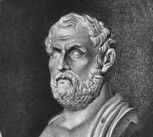 Thucydides (above) was a Greek historian and army general who was concerned about the decline of human morality during Ancient Greece.